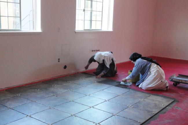 Making monastery tiles
