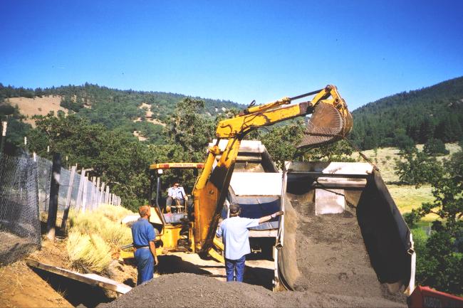 Preparing way road